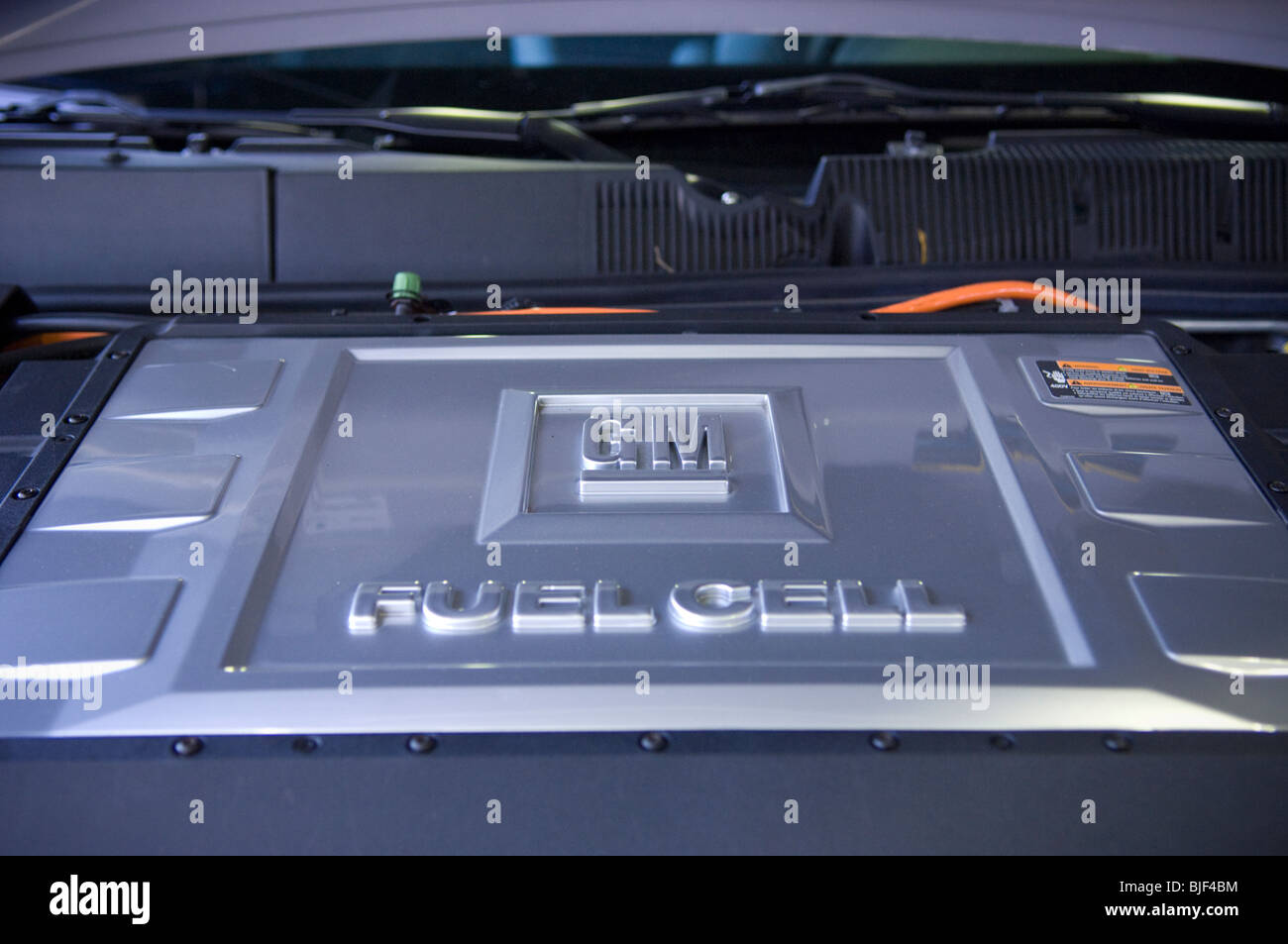 General Motors displays a Chevrolet Equinox Hydrogen Fuel Cell Vehicle Stock Photo