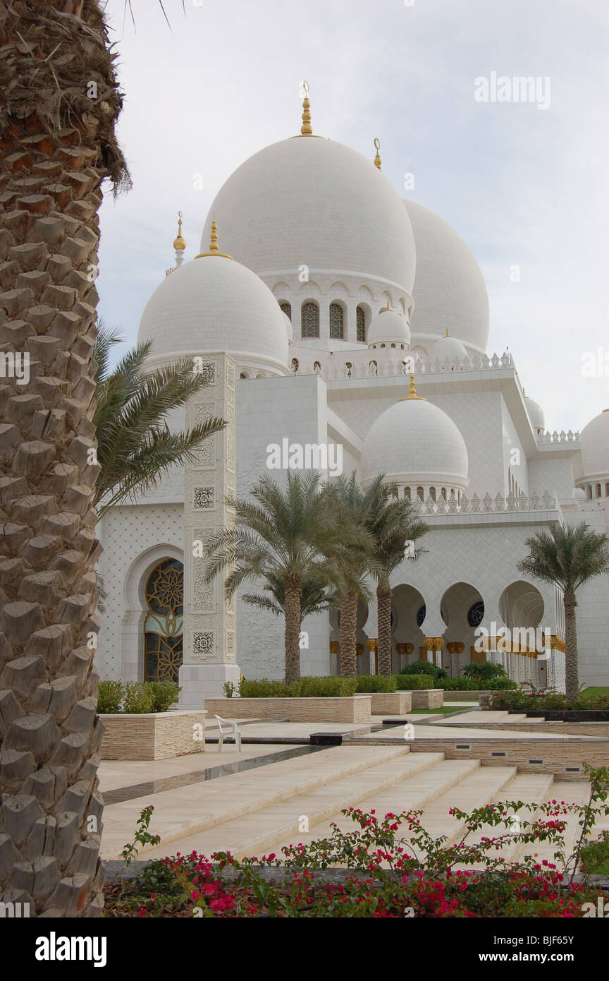 Sheikh Zayed Bin Sultan Al Nahyan Mosque, Abu Dhabi Stock Photo