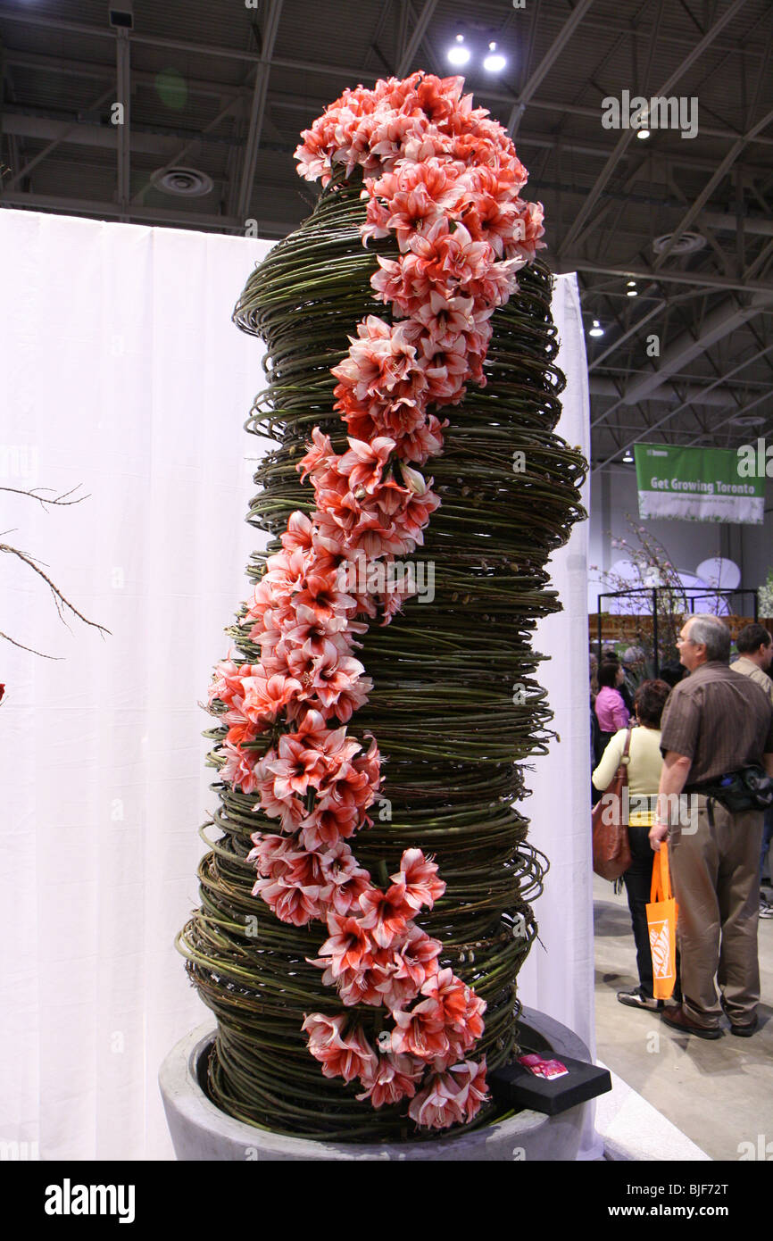 tiger lily flower arrangement