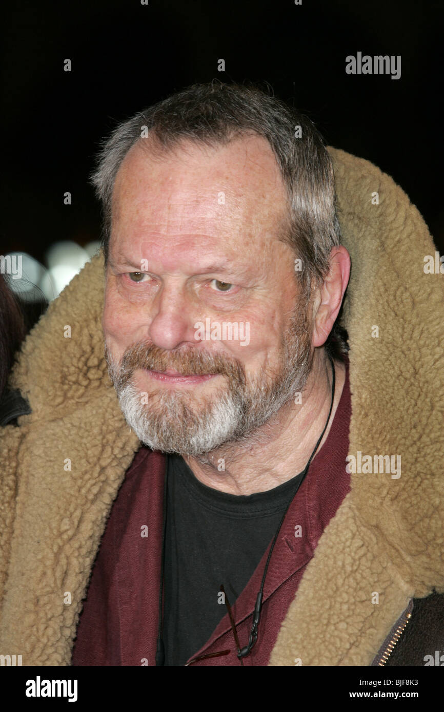 TERRY GILLIAM DEFIANCE FILM PREMIERE ODEON CINEMA WEST END LEICESTER SQUARE LONDON  ENGLAND 06 January 2009 Stock Photo