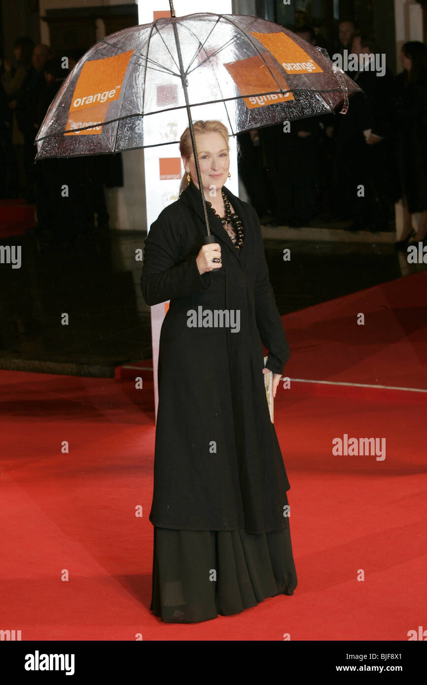 Meryl Streep Orange British Academy Film Awards Royal Opera House Covent Garden London Covent 