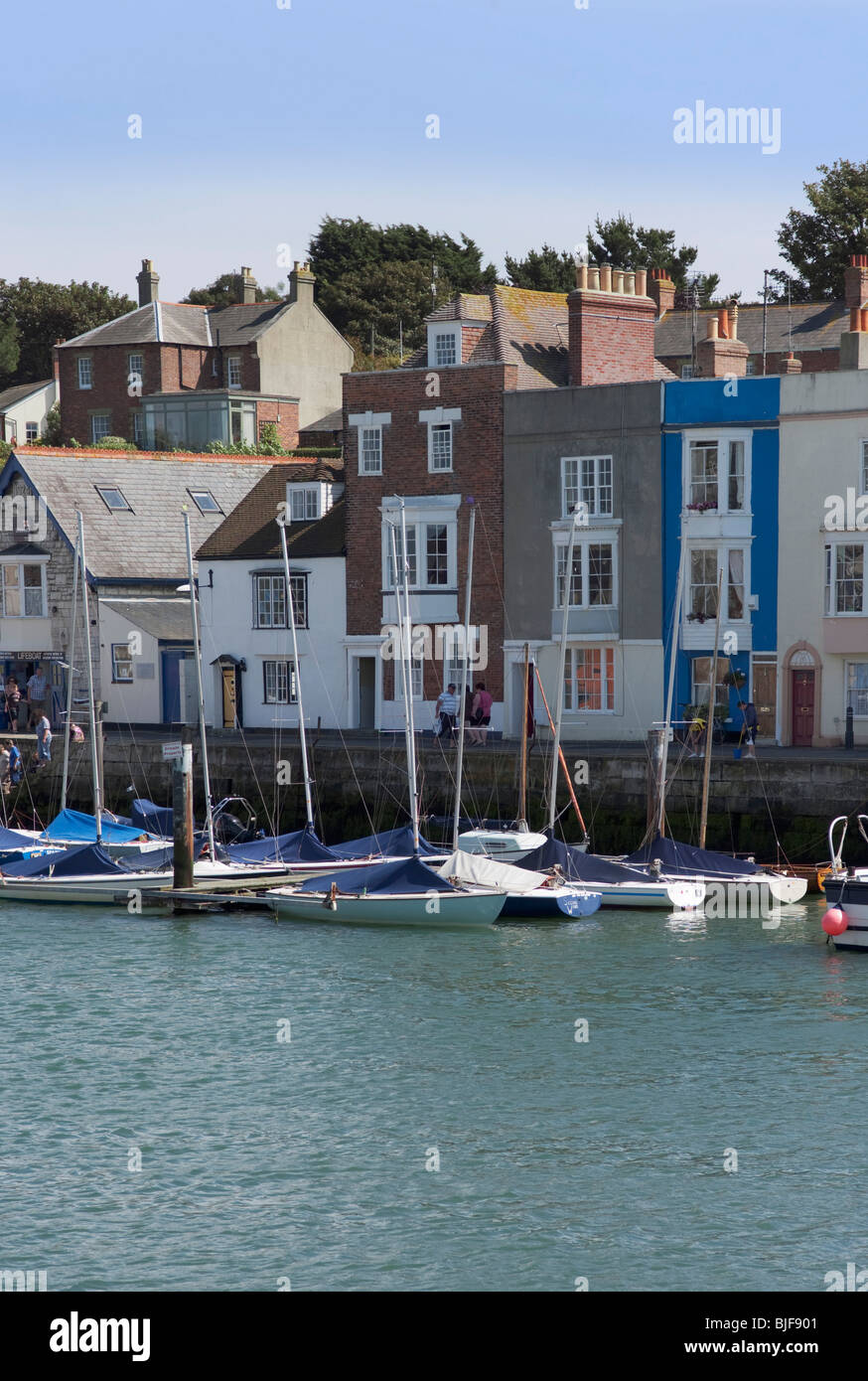 weymouth holiday resort in dorset Stock Photo Alamy