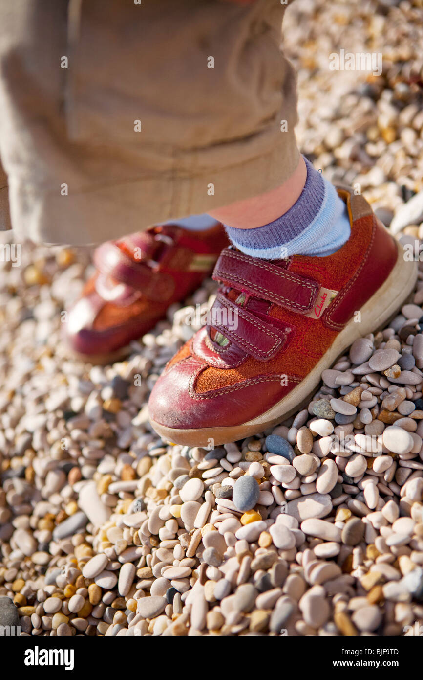 Child feet pebbles hires stock photography and images Alamy