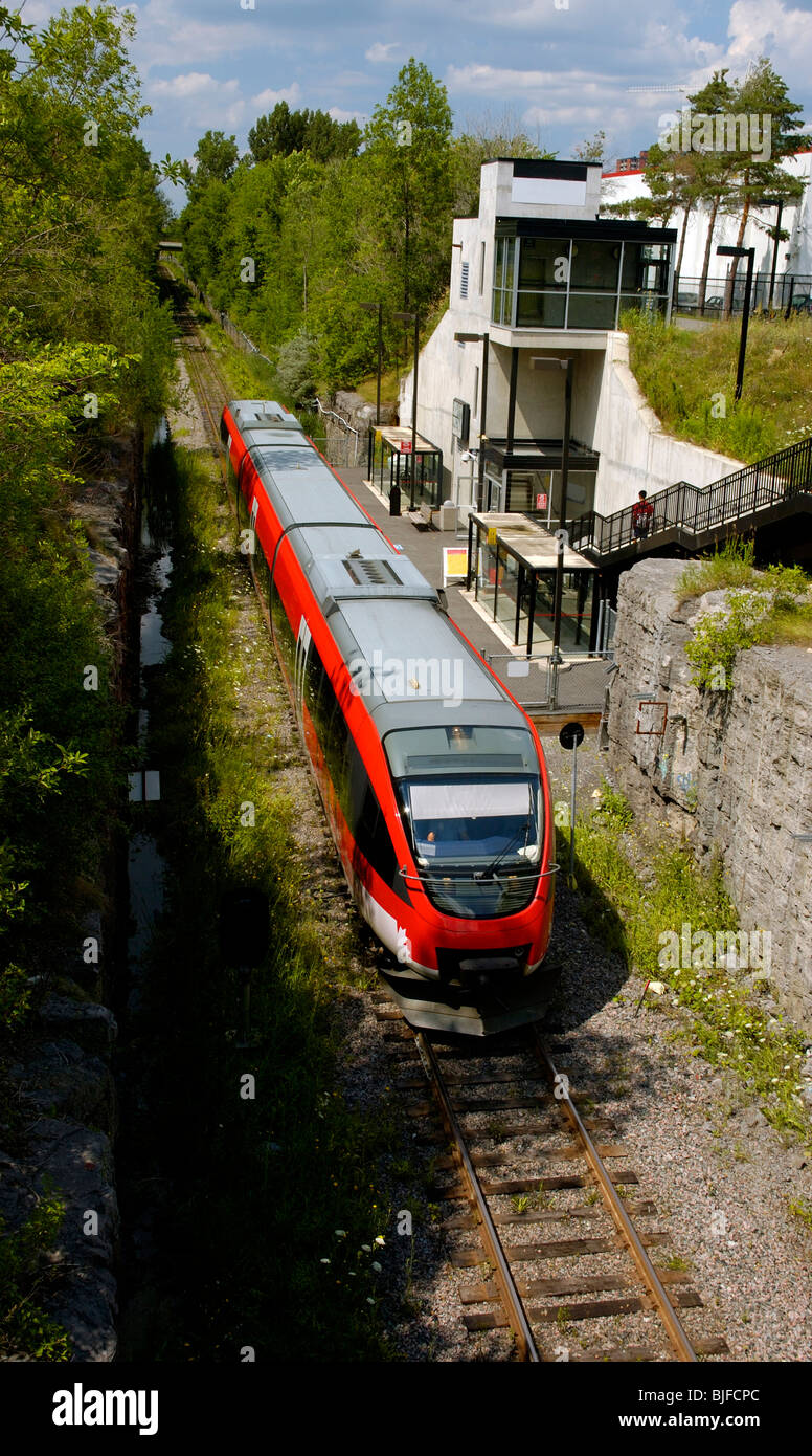 Canada, Ottawa, Carling Station, Light Rail Train In Ottawa,train