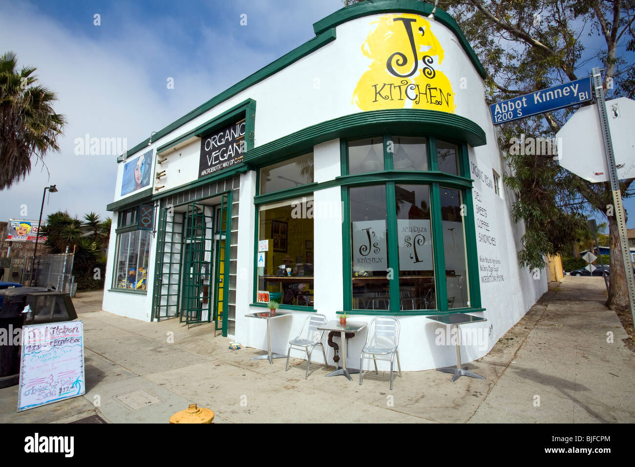 Vegan Restaurant, Abbot Kinney Blvd, Venice Beach, Los Angeles