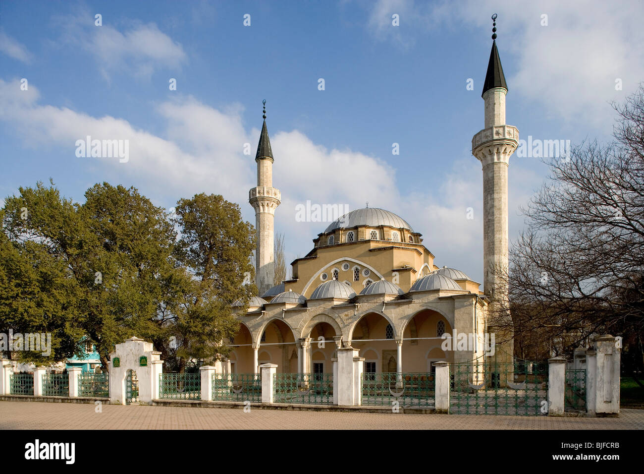 Ukraine,Crimea,Eupatoria,Yevpatoria,Tatar mosque Dzhuma-Dzhami,Architect Khodzha Sinan,1552 Stock Photo