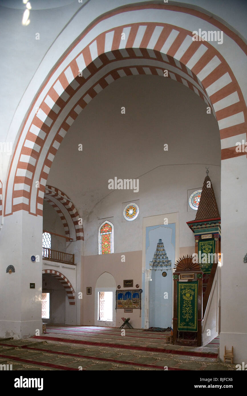 Ukraine,Crimea,Eupatoria,Yevpatoria,Tatar mosque Dzhuma-Dzhami,Architect Khodzha Sinan,1552 Stock Photo
