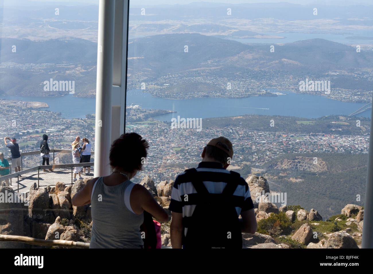 The view from Mount Wellington, Tasmania, Australia Stock Photo Alamy