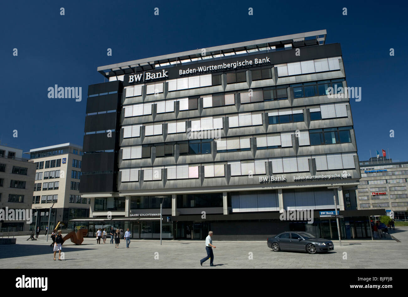 Headquarters of the BW Bank, Stuttgart, Germany Stock Photo