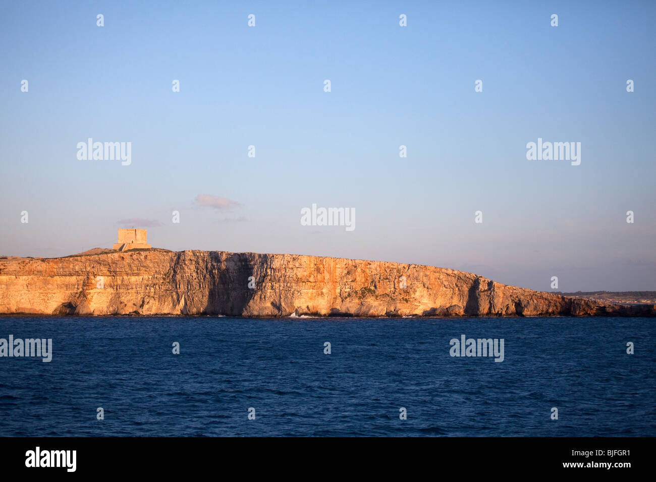 Comino Malta ferry fort Gozo island crossing Stock Photo Alamy