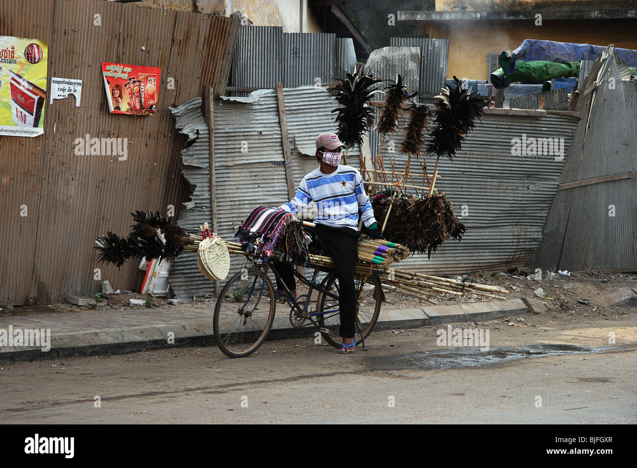 Street vendor in Siem Reap, Cambodia Stock Photo