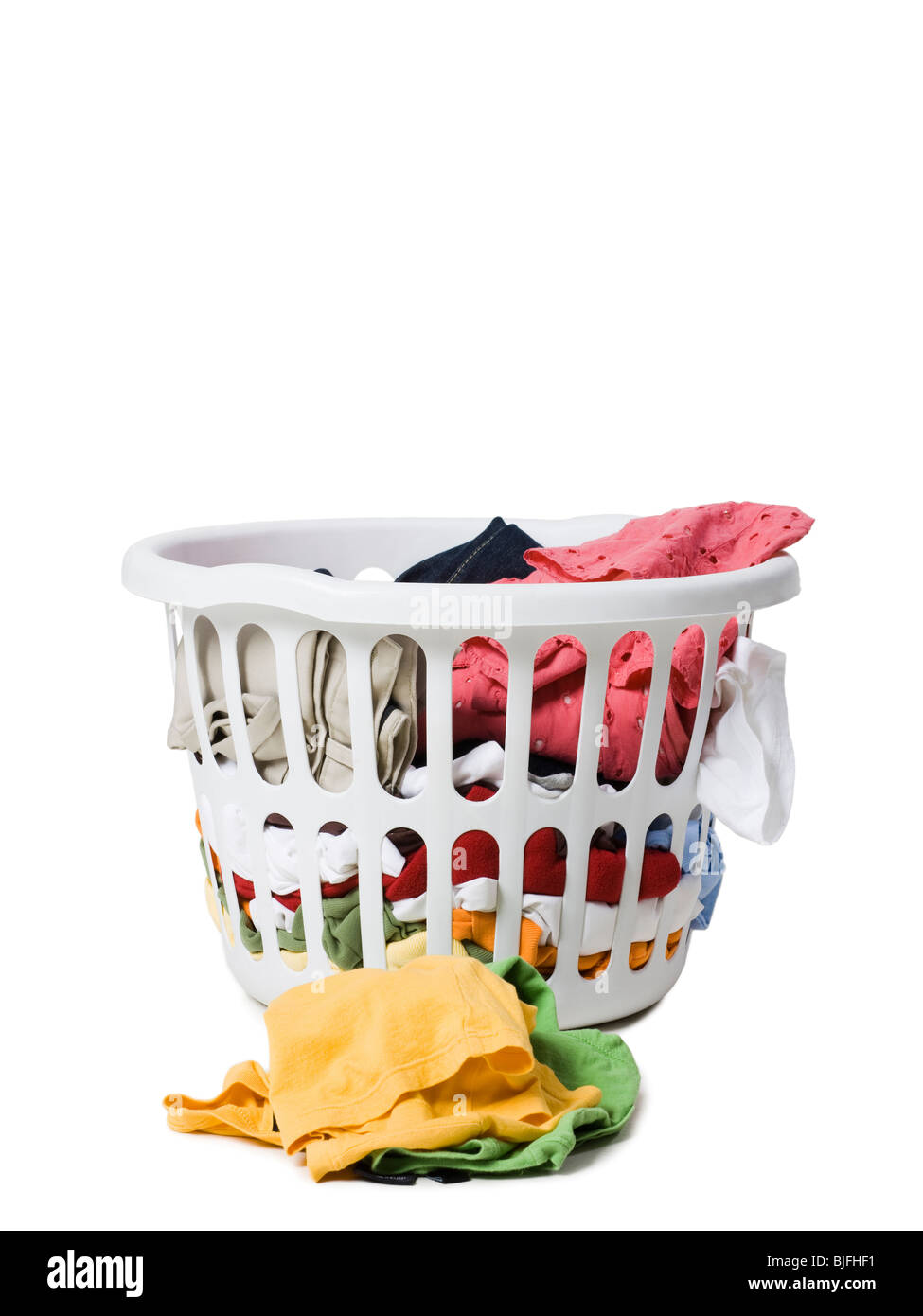 Laundry basket full hires stock photography and images Alamy