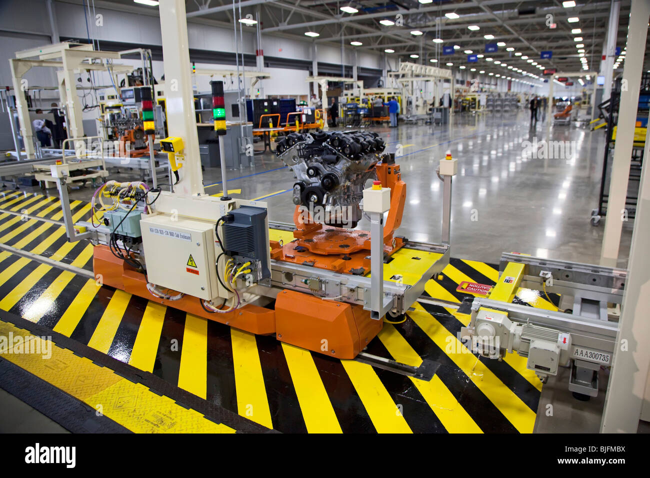 Chrysler's Trenton South Engine Plant Stock Photo