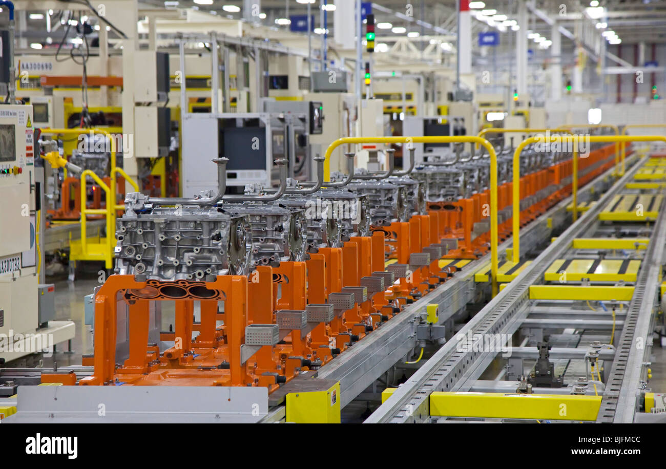 Chrysler's Trenton South Engine Plant Stock Photo - Alamy