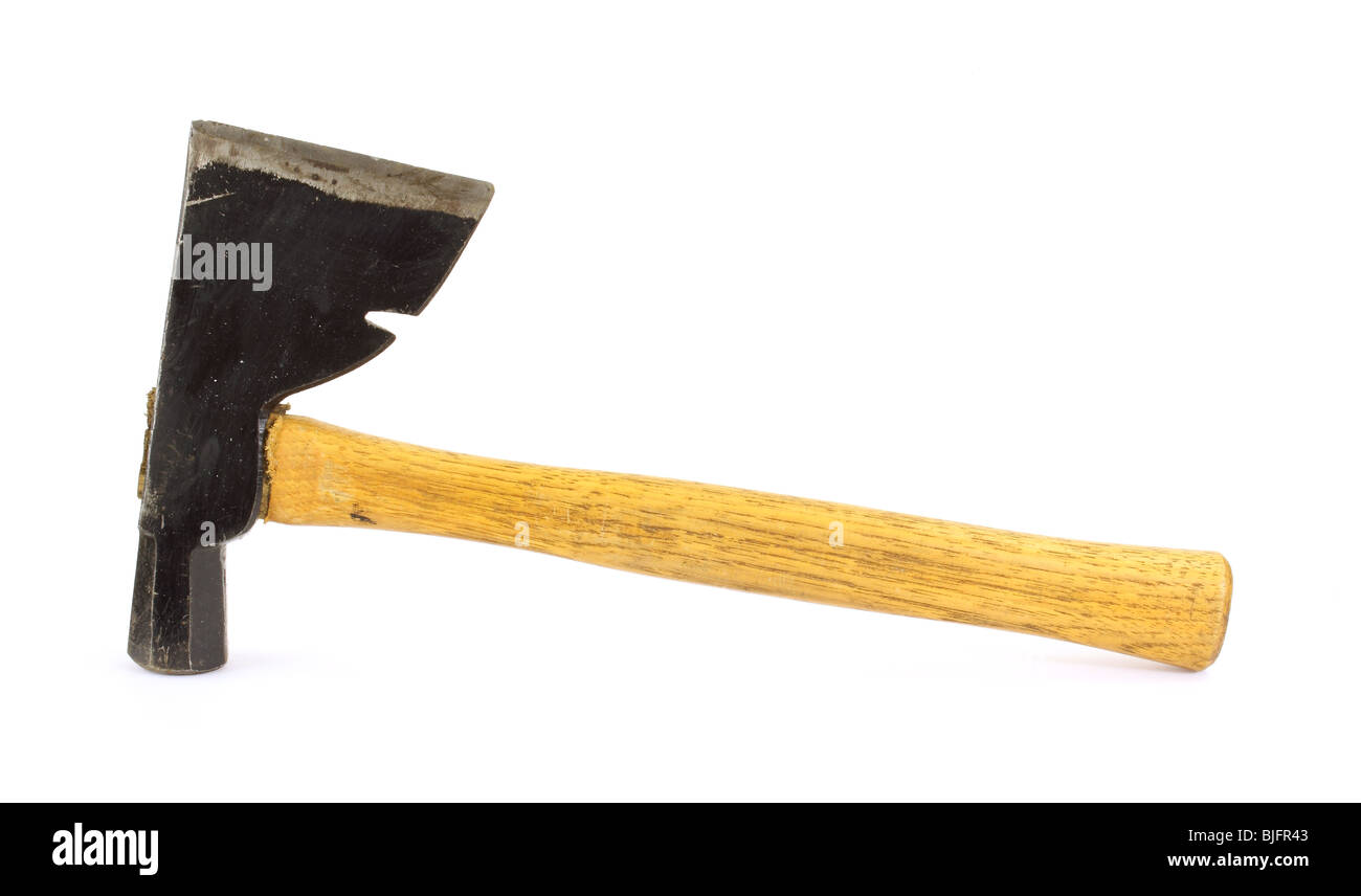 Old roofing axe Stock Photo
