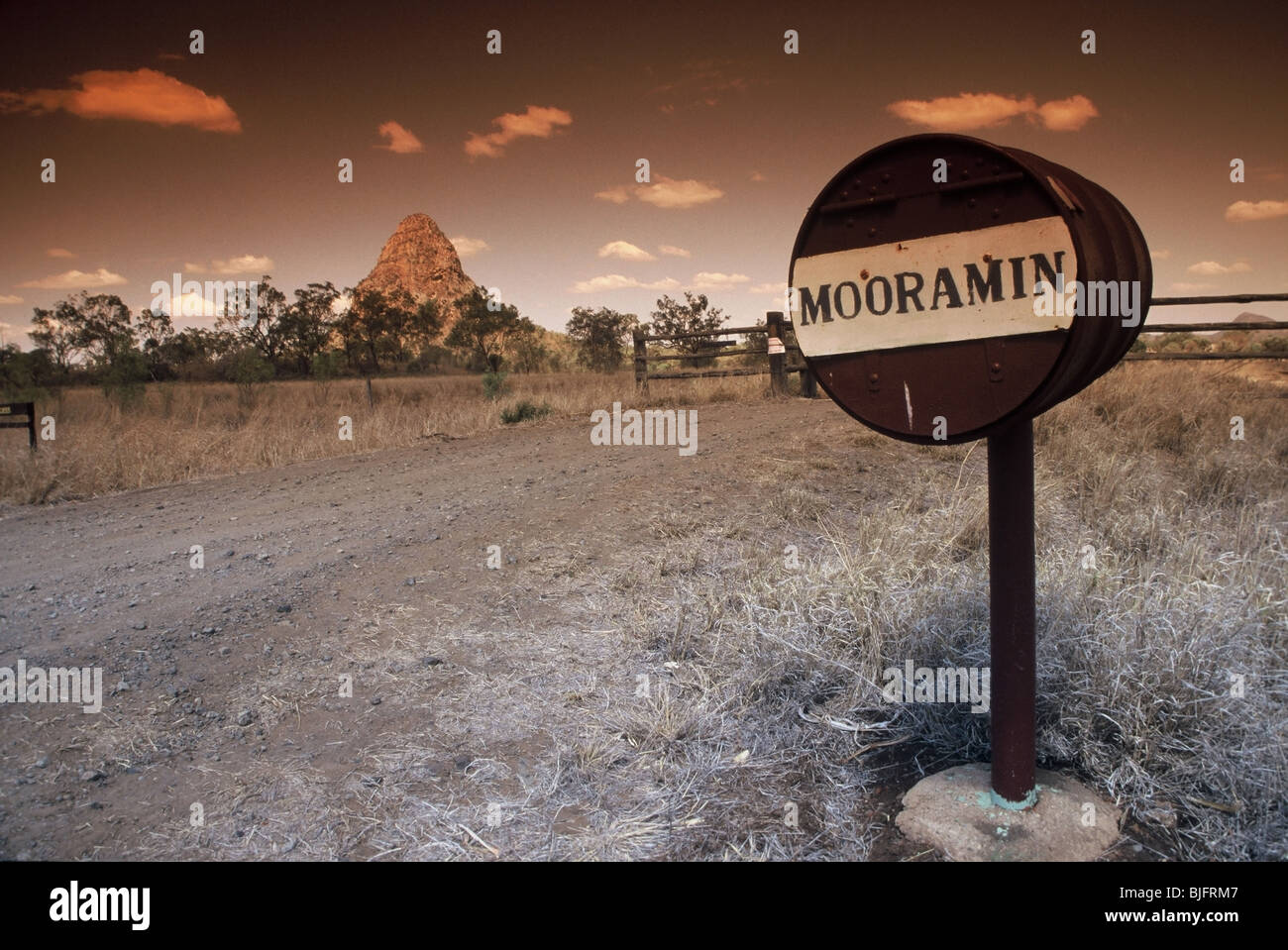 Post Box Outback The australian outback postbox Stock Photo - Alamy