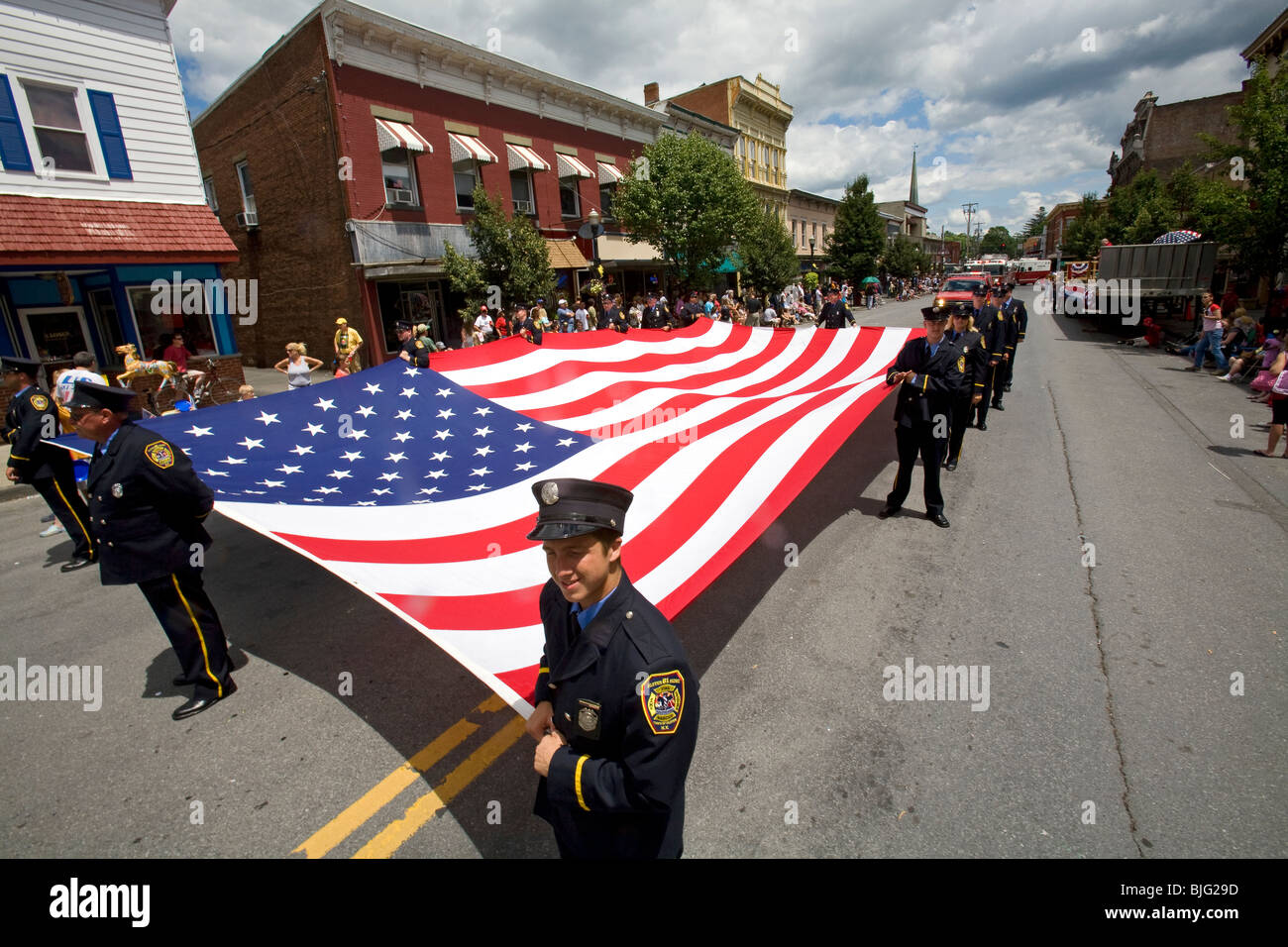 Fourth of July Parade, Saugerties, New York, USA Stock Photo Alamy
