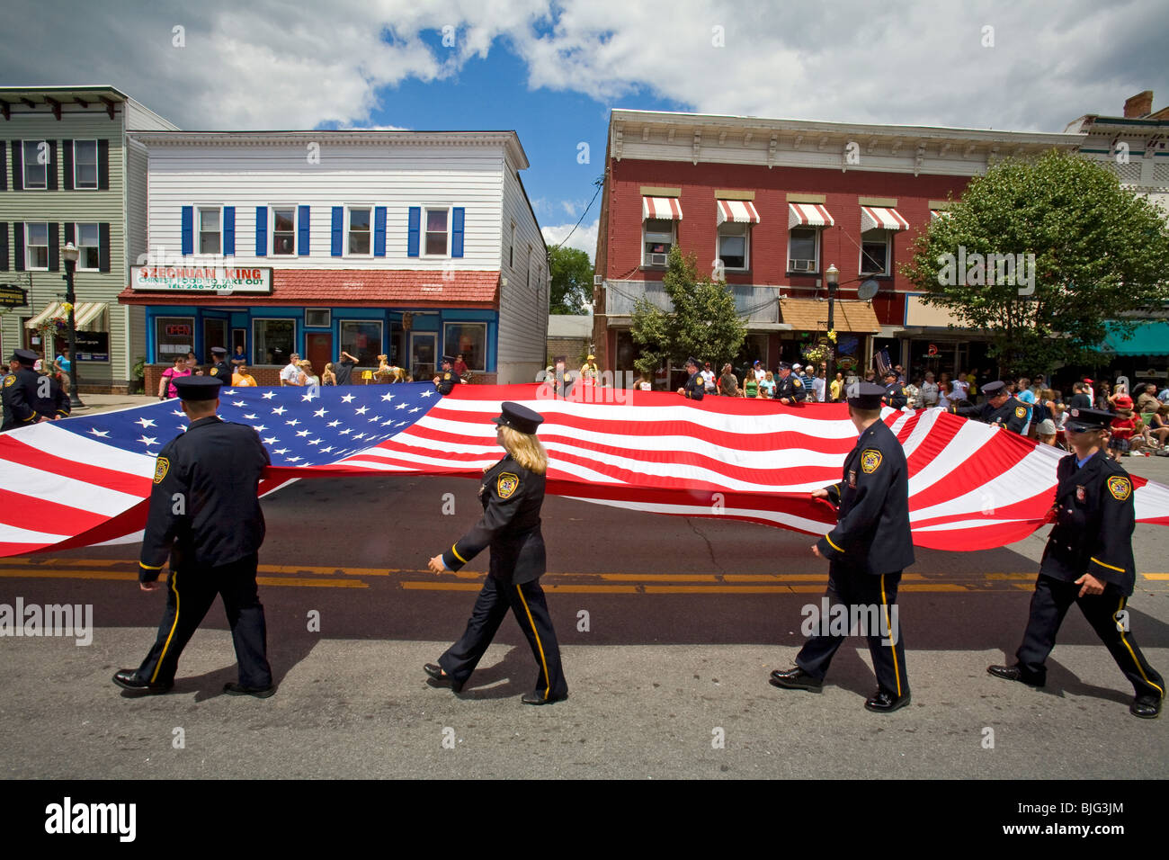 Fourth of July Parade, Saugerties, New York, USA Stock Photo Alamy