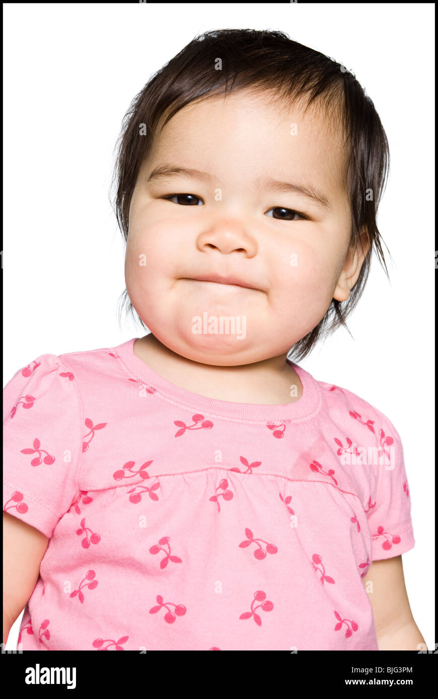 Girl in pink shirt hi-res stock photography and images - Alamy