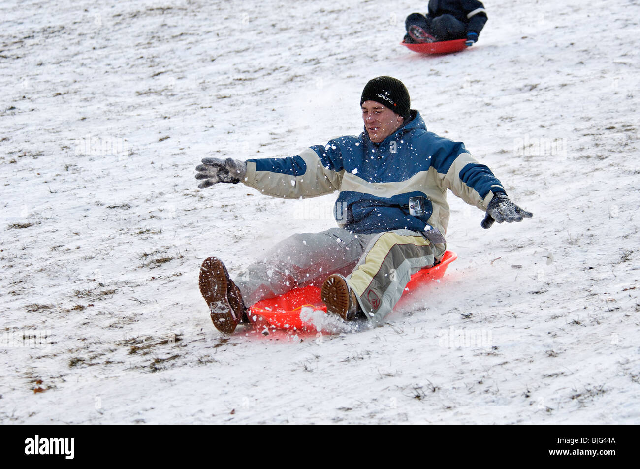 Sledding hill hires stock photography and images Alamy