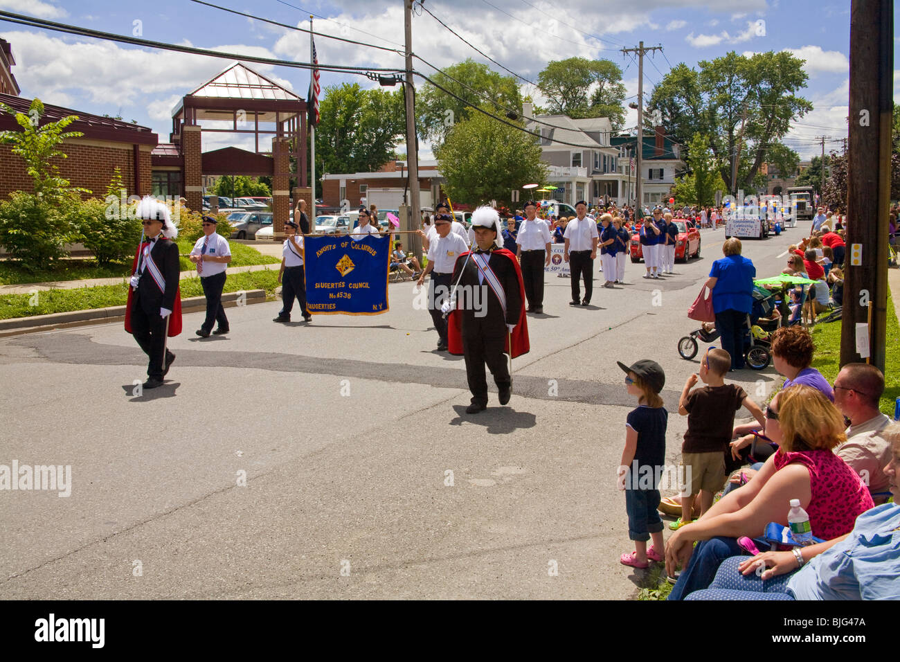 Fourth of July Parade, Saugerties, New York, USA Stock Photo Alamy