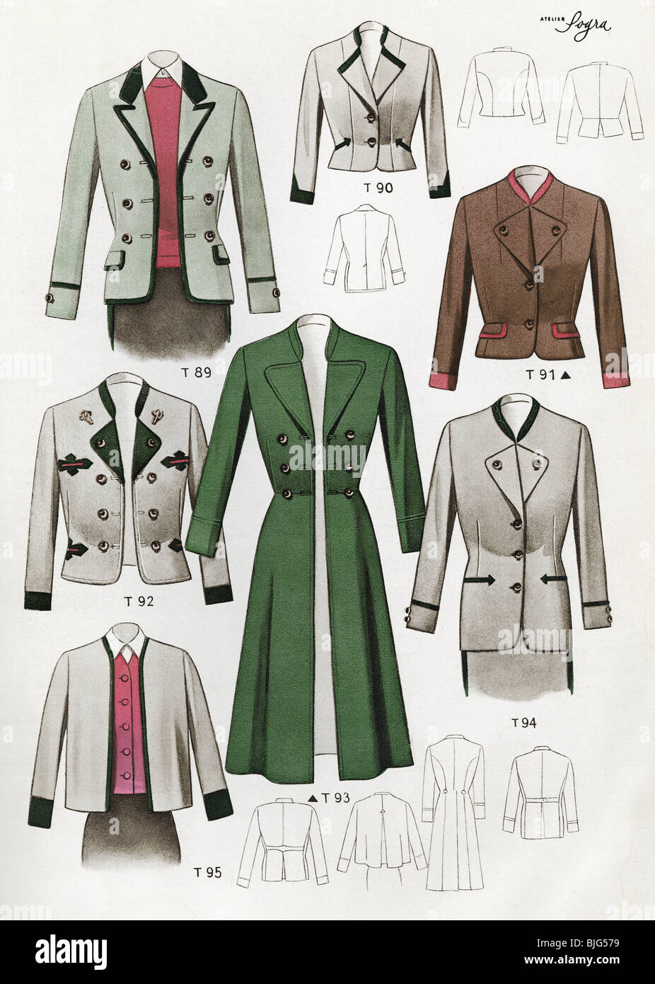 1940s Fashion Women High Resolution Stock Photography And Images Alamy