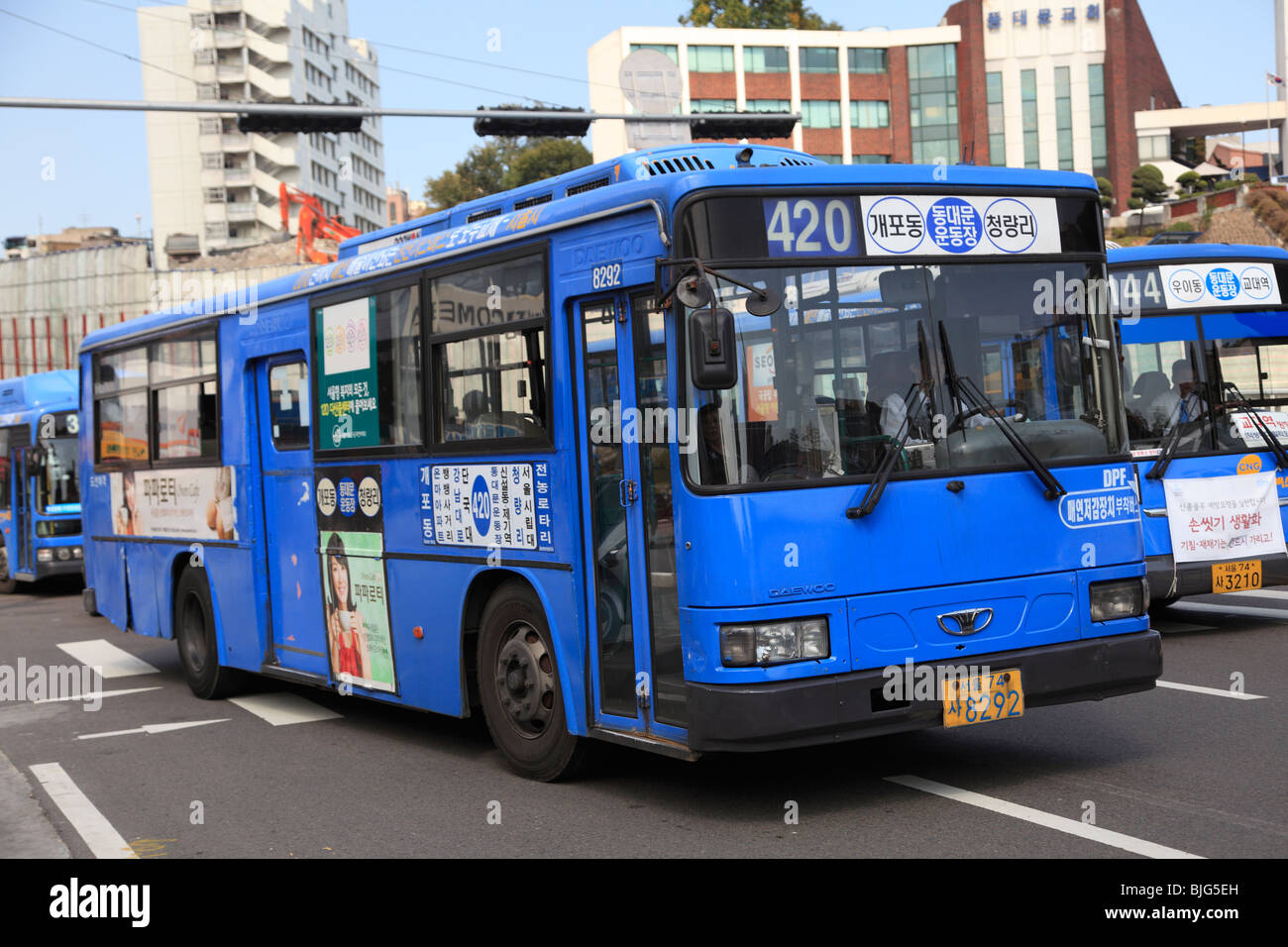 Public bus, Seoul, South Korea, Asia Stock Photo 28629737 Alamy