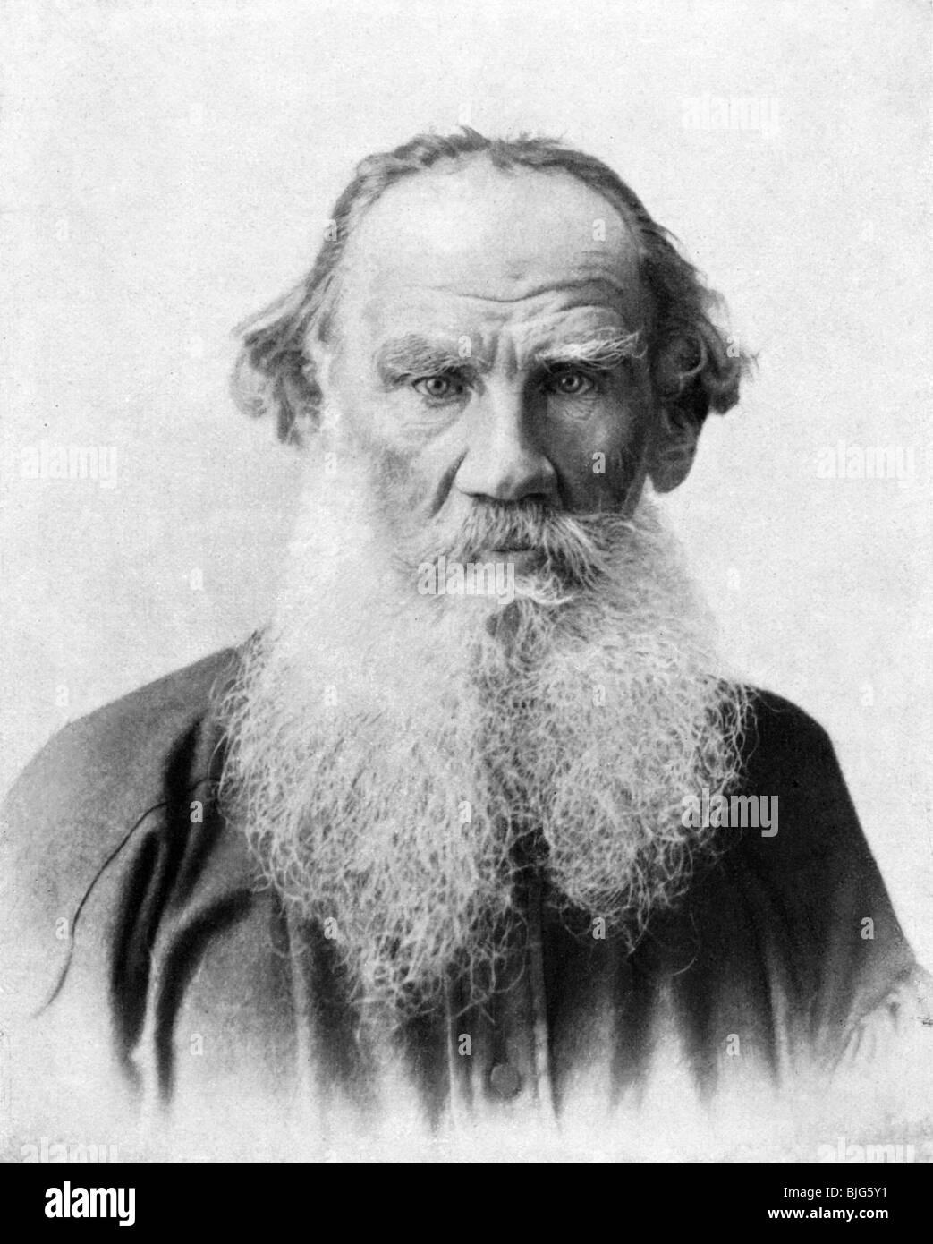 Tolstoy, Lev Nikolayevich, 9.9.1825 - 20.11.1910, Russian author / writer, portrait, circa 1900, , Stock Photo