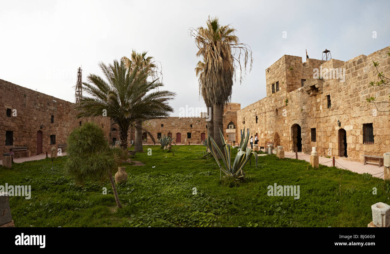 Syria Arwad island inside the fort Stock Photo