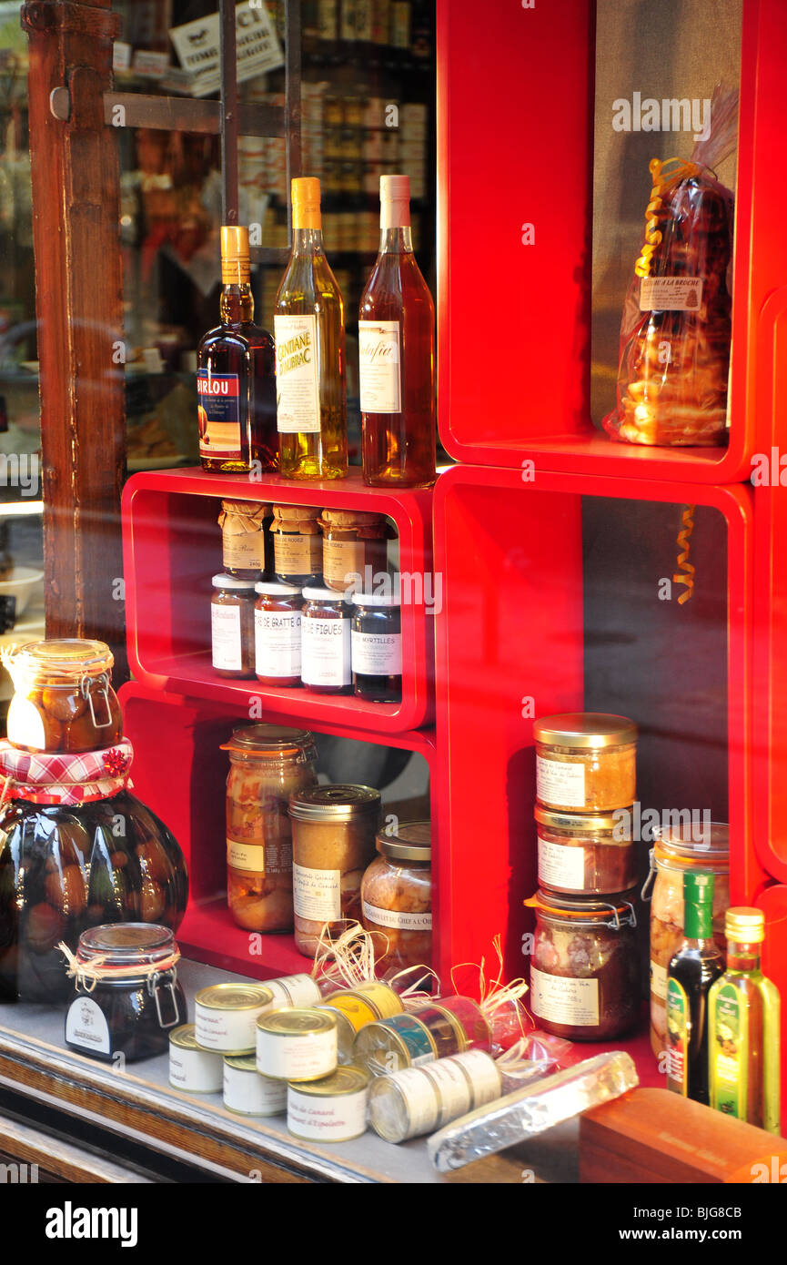 french food on display Stock Photo Alamy