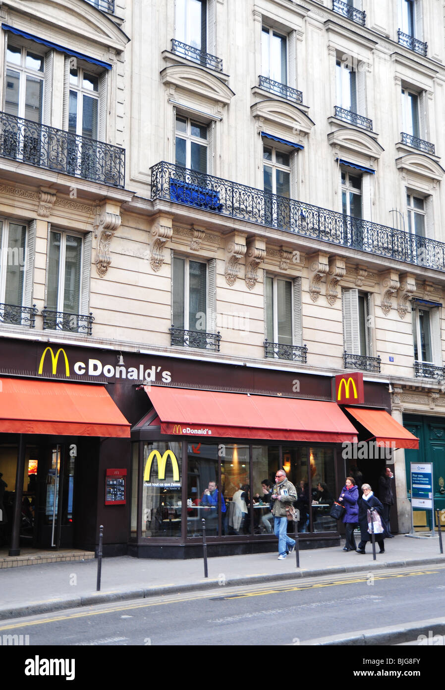 mcdonalds in paris Stock Photo Alamy
