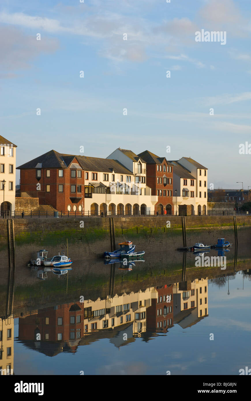 The harbour, Maryport, West Cumbria, England UK Stock Photo