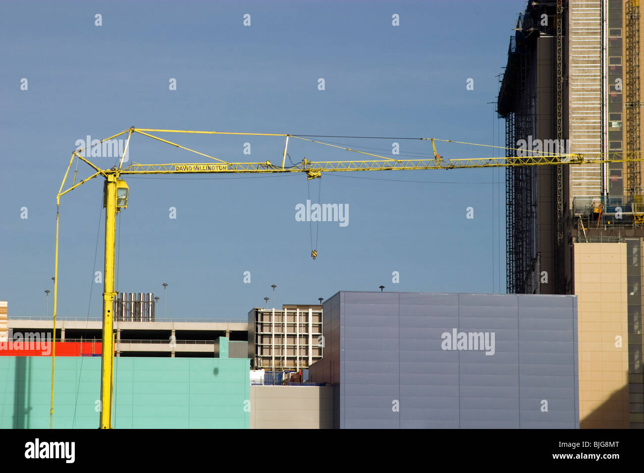 Detail Of Construction Work On Mediacity, Salford Quays, Manchester Stock Photo