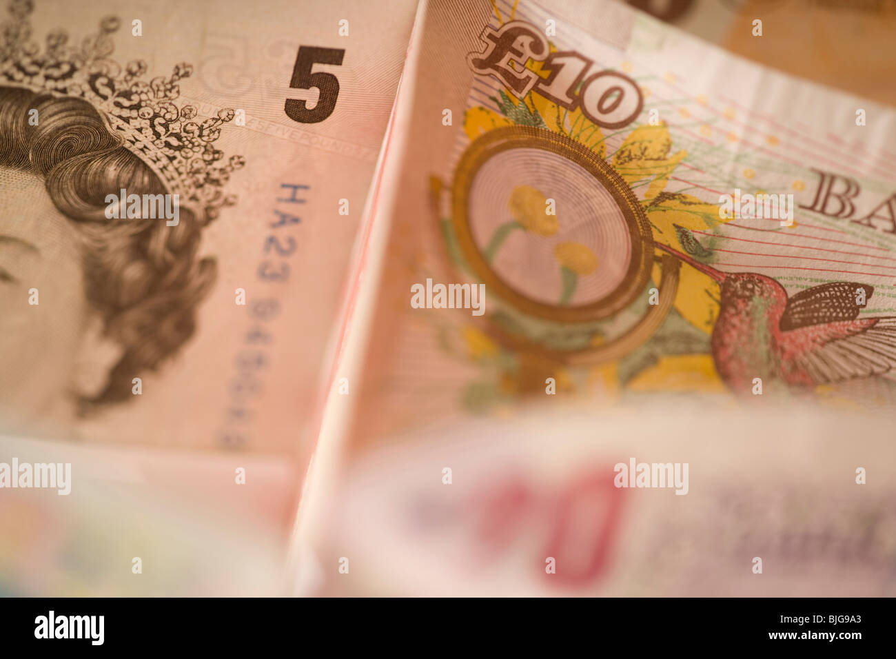 british pound paper notes Stock Photo Alamy
