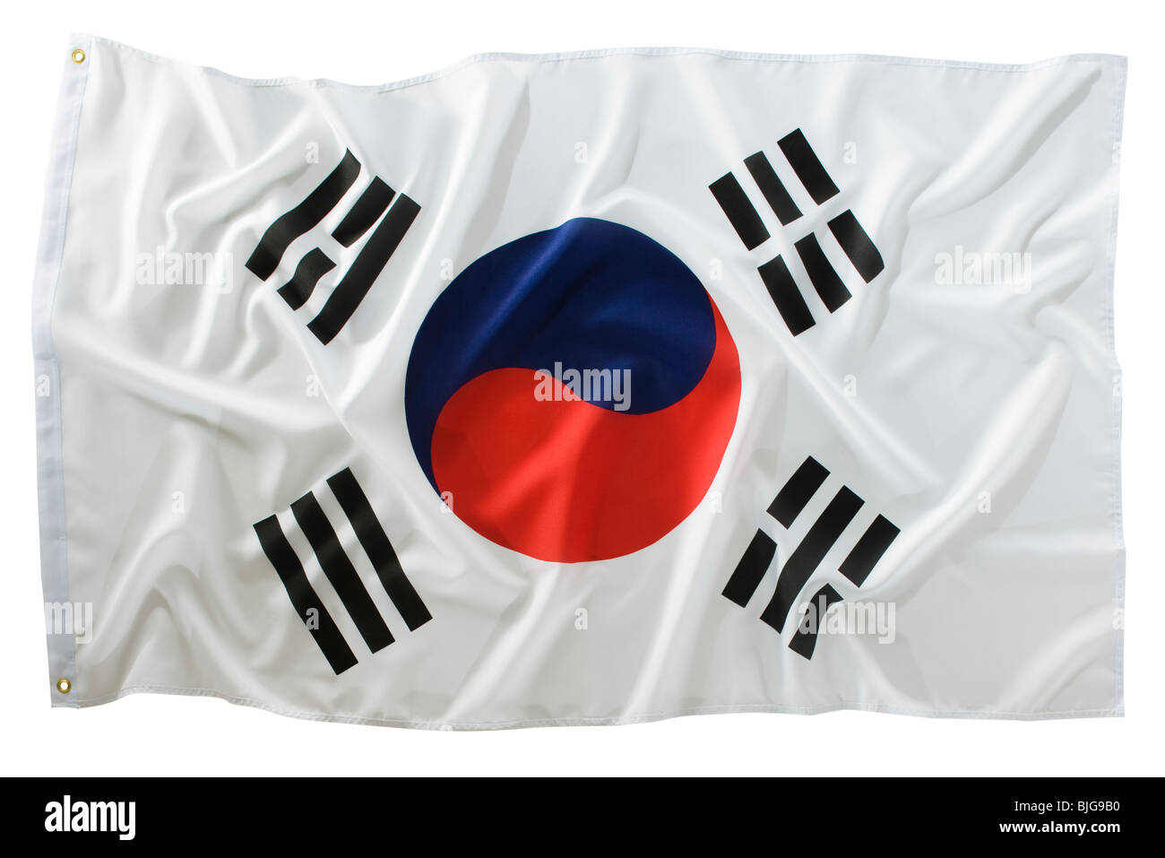 south korean flag Stock Photo