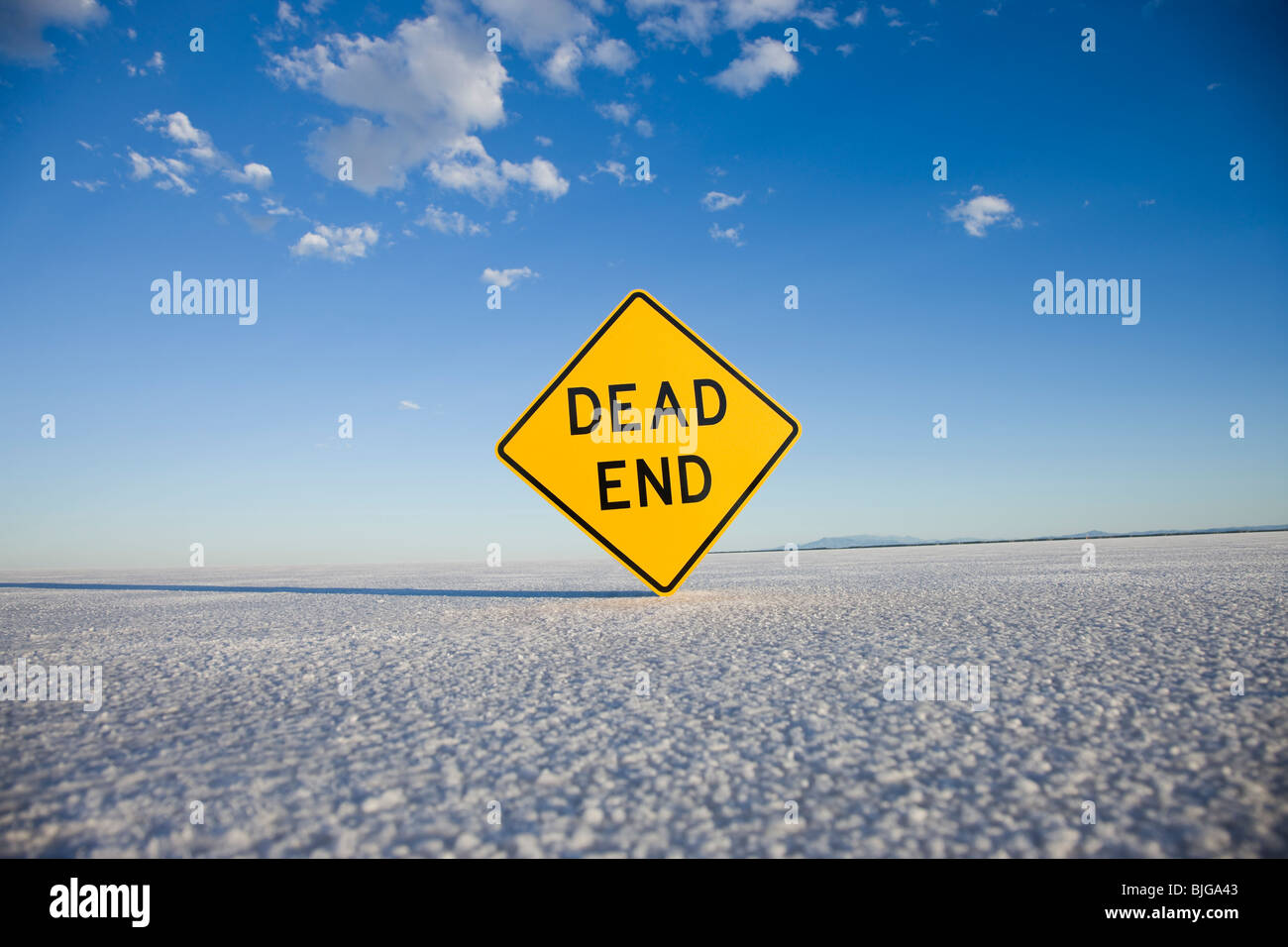 street sign in the middle of nowhere Stock Photo