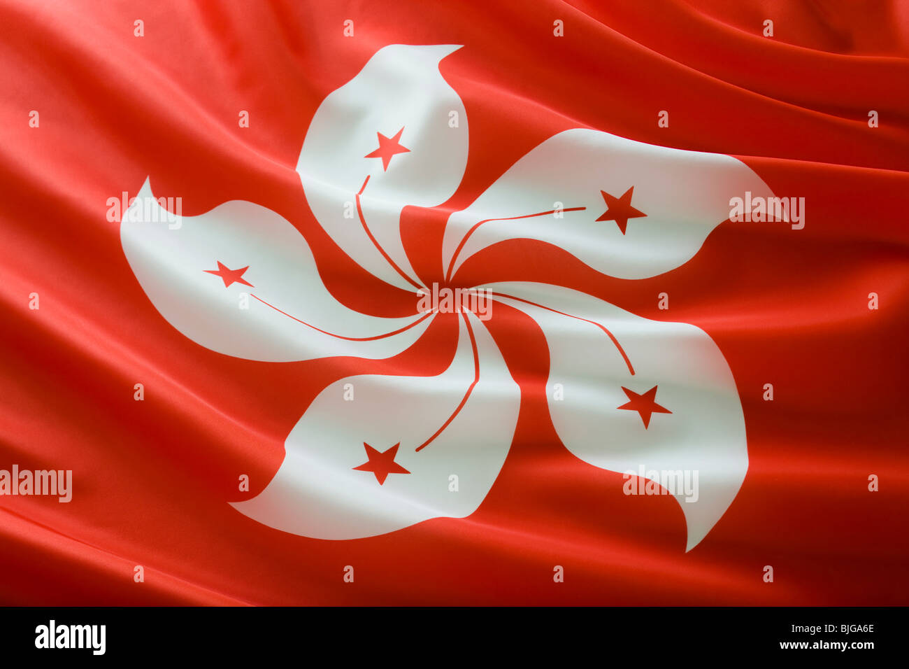 hong kong flag Stock Photo Alamy