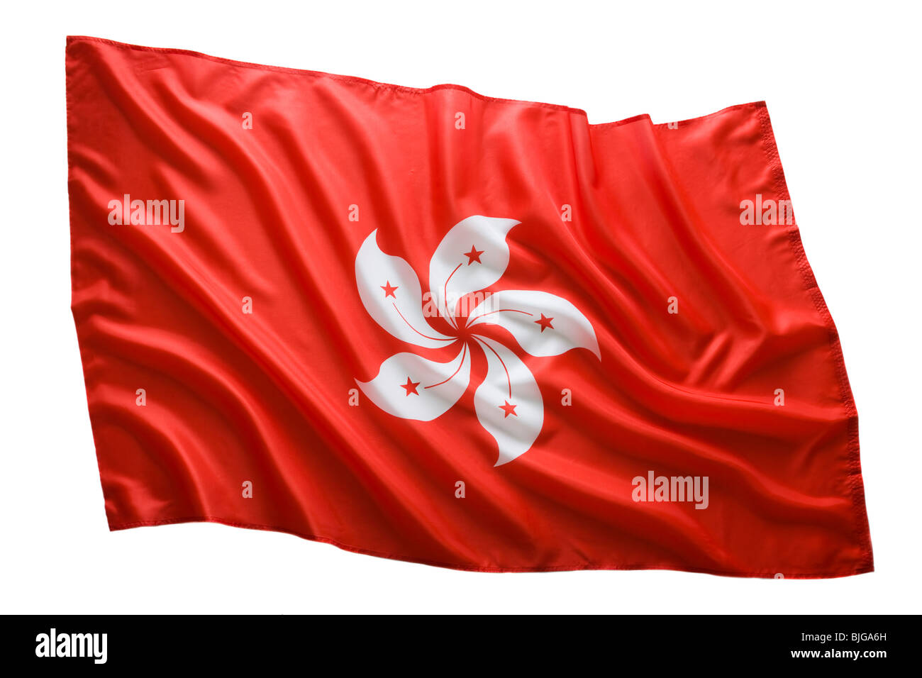 hong kong flag Stock Photo
