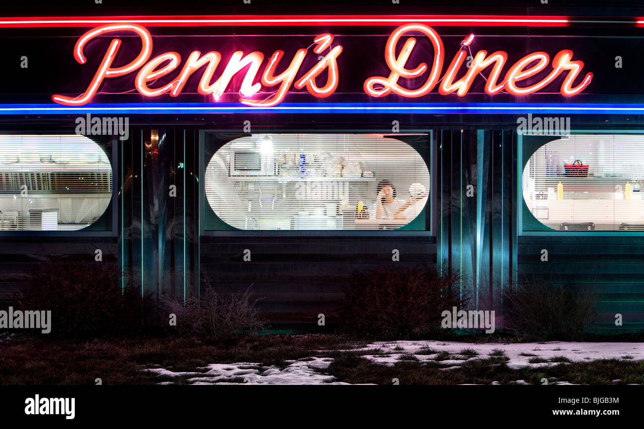 Penny's Diner in North Platte, Nebraska Stock Photo Alamy