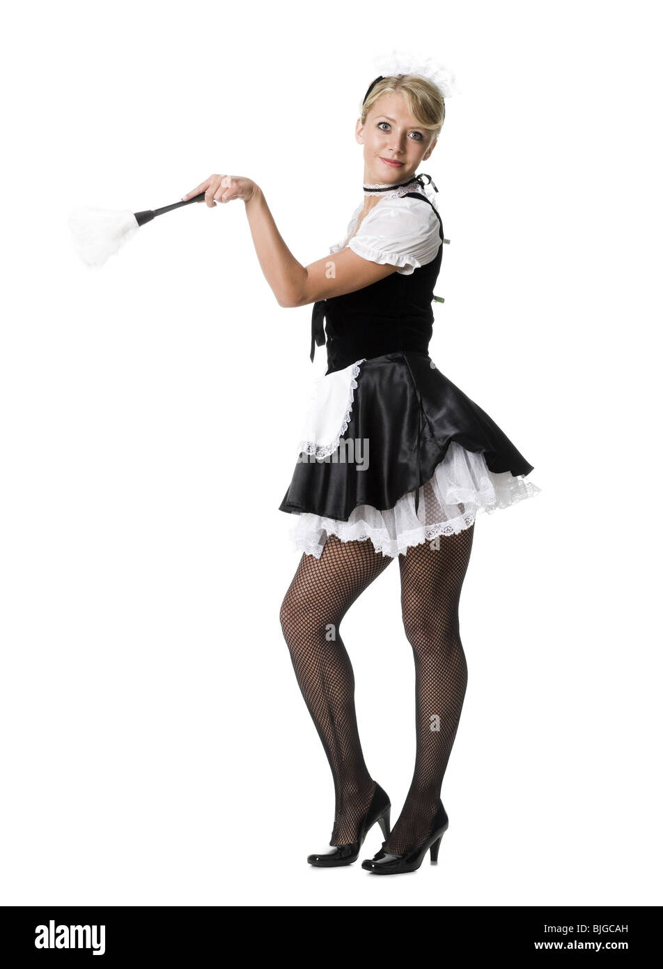 french maid Stock Photo