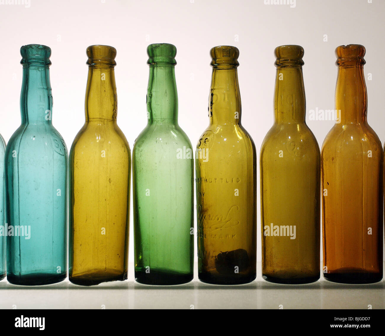 Empty beer bottles Stock Photo Alamy