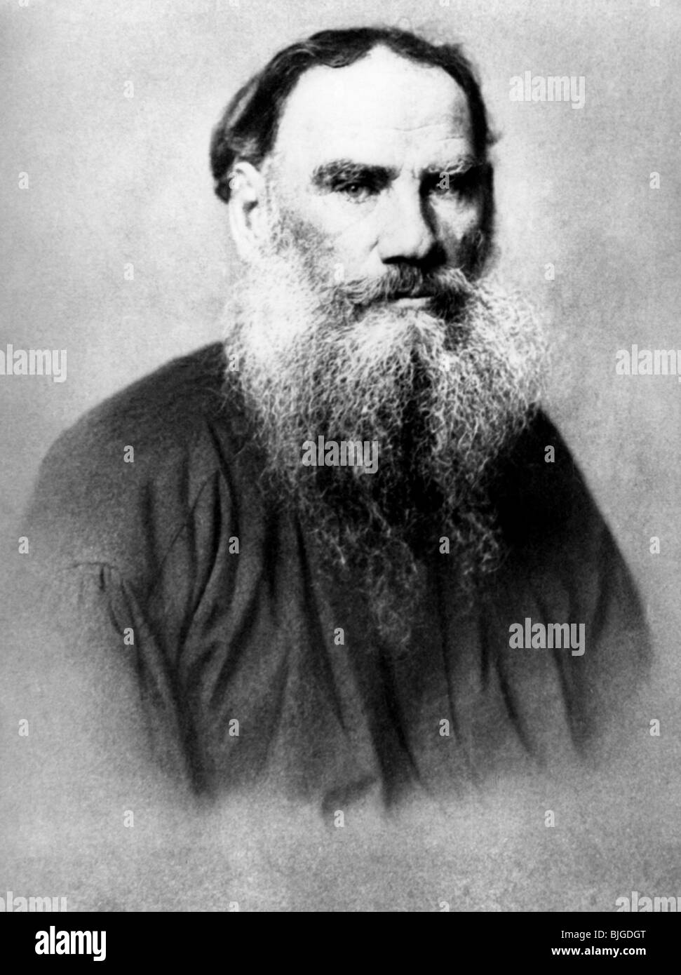 Tolstoy, Lev Nikolayevich, 9.9.1825 - 20.11.1910, Russian author / writer, portrait, circa 1890, , Stock Photo