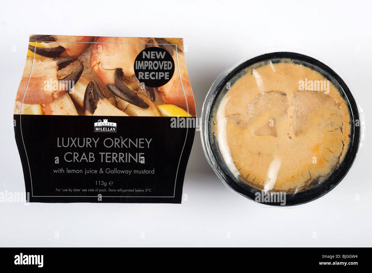 Luxury Orkney crab terrine Stock Photo Alamy