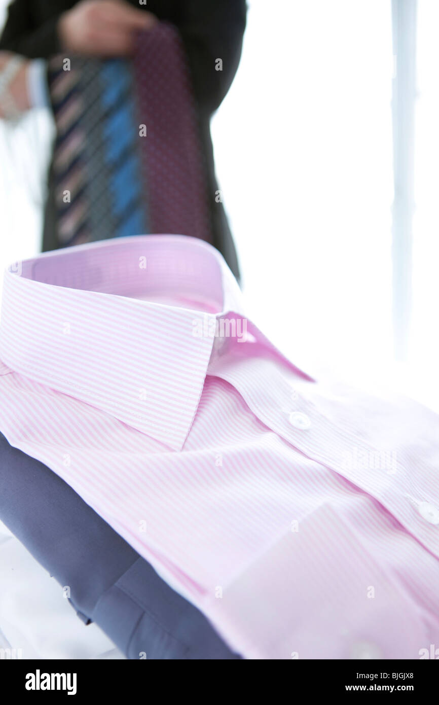 Folded shirts hi-res stock photography and images - Alamy