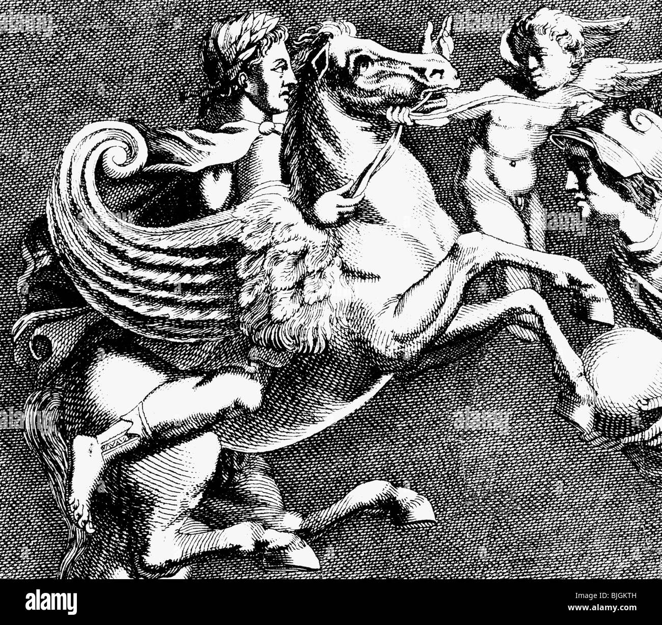 Roman genius Black and White Stock Photos & Images Alamy