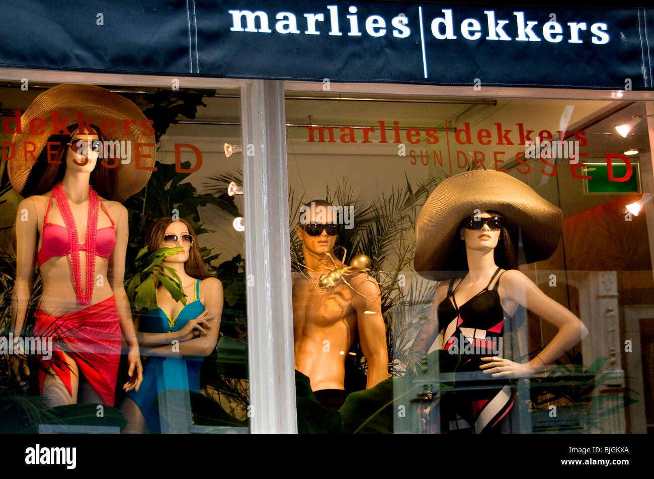 Marlies fashionable designer fashion clothes shop store Stock Photo - Alamy