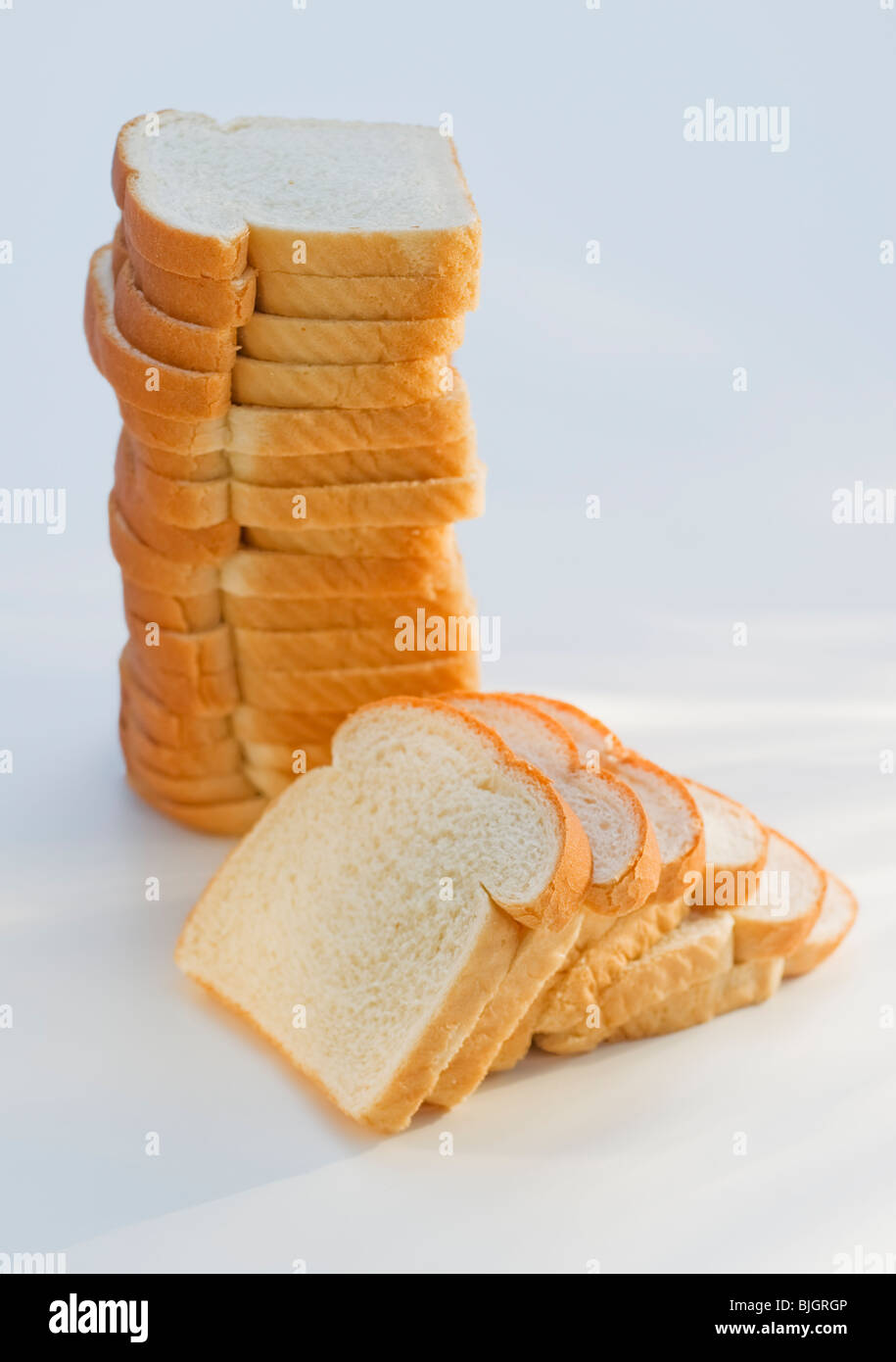 White bread Stock Photo