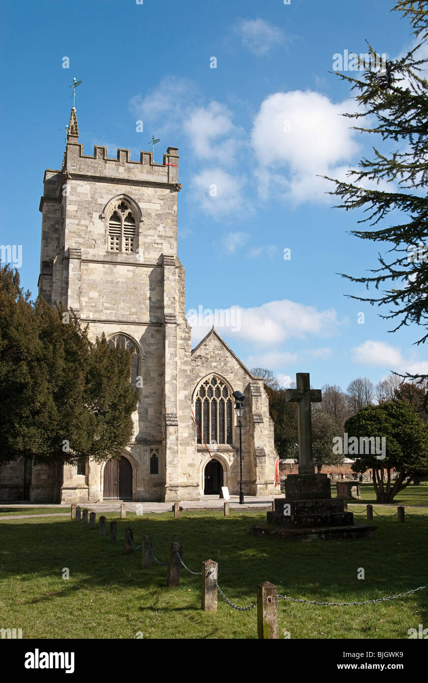 Salisbury Art Centre formally St Edmund's Church Stock Photo Alamy