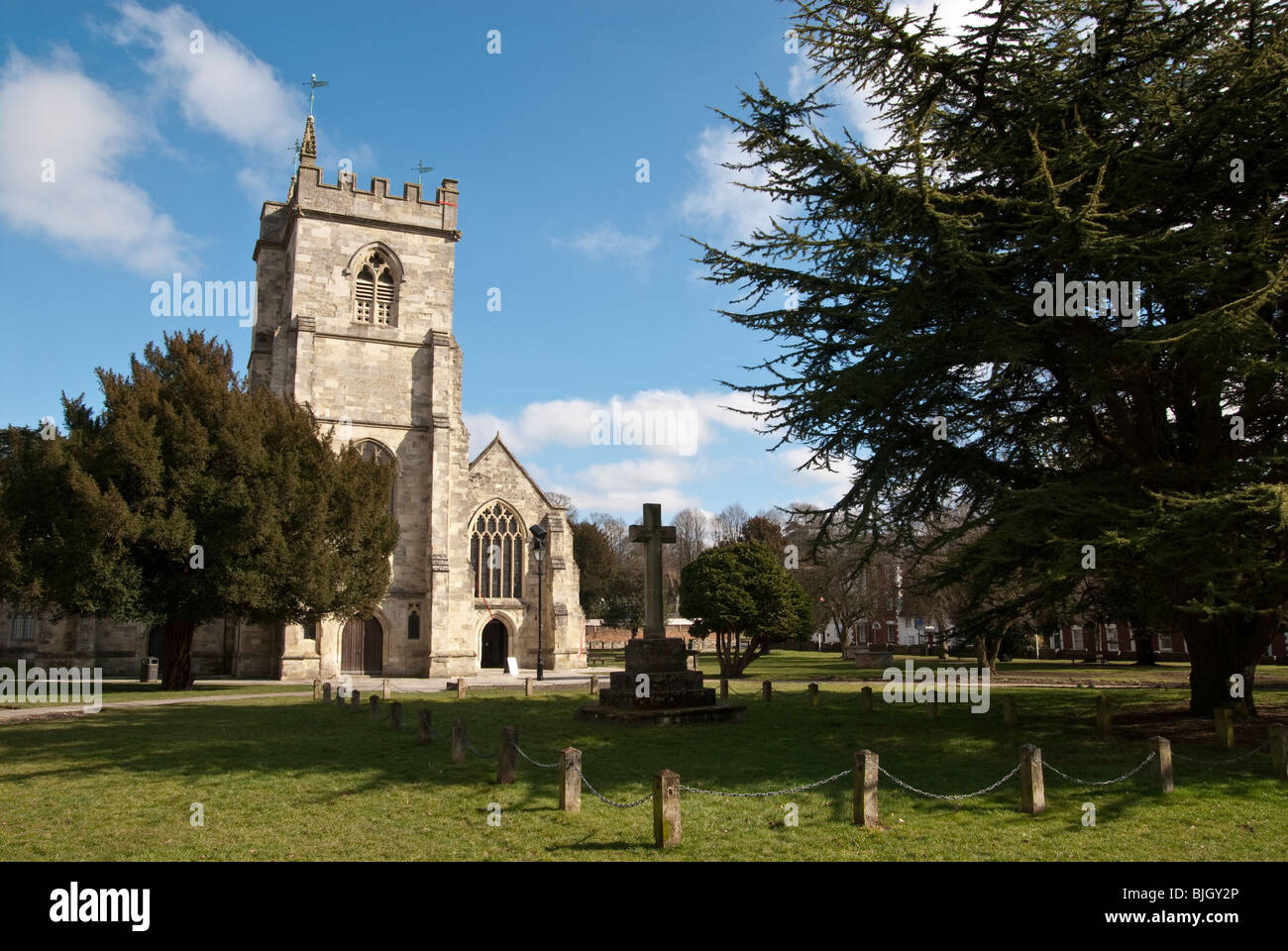Salisbury Art Centre formally St Edmund's Church Stock Photo Alamy