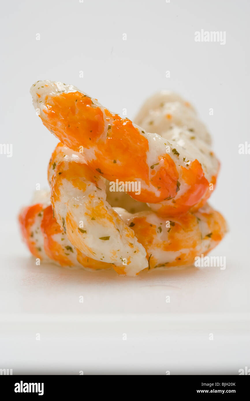 Surimi prawns in oil Stock Photo Alamy